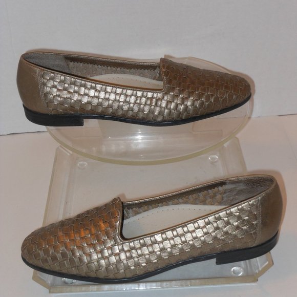 TROTTERS TEAL GENUINE LEATHER FLATS SIZE 11 N - Picture 2 of 7